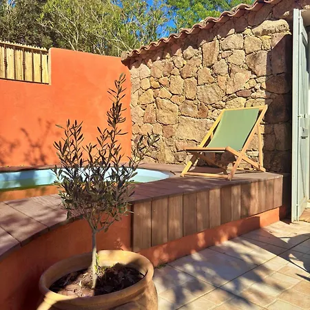 Horus - Bergerie 1chambre - Piscine Privee 빌라 San-Gavino-di-Carbini